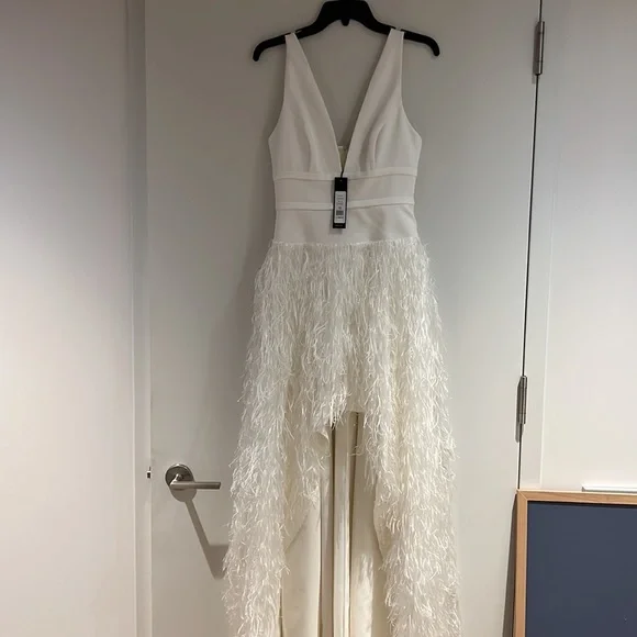 BCBG White Gown - Picture 2 of 12